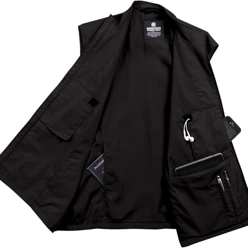 Rothco Undercover Travel Vest - Black - Med